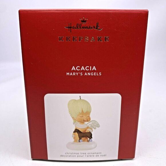 Hallmark Keepsake ACACIA Ornament 2021 Mary's‎ Angels Series #34 with Pony NEW - Picture 1 of 7
